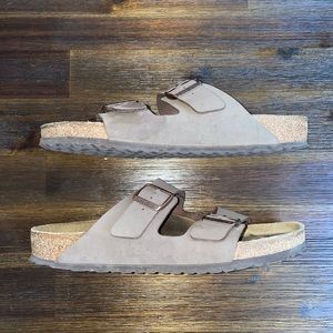Size 46 - Birkenstock Arizona Birkibuc Stone